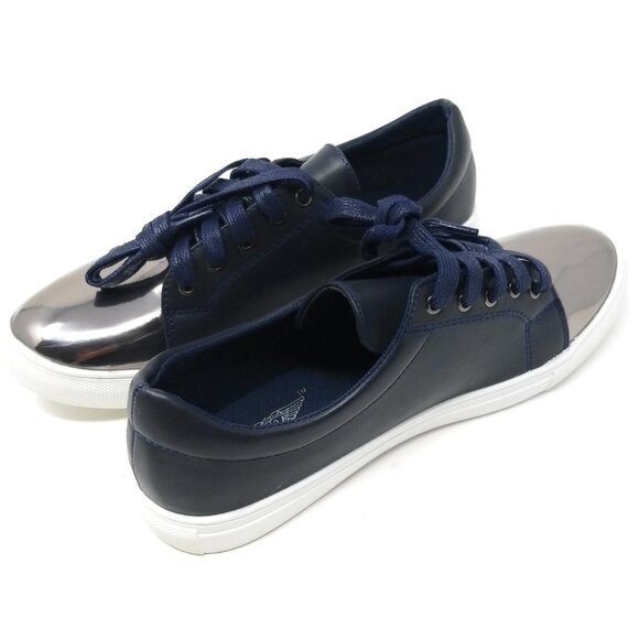 Women's Fashion Lace Up Walking Shoes, SN-2810, Navy, Size 7 - Picture 2 of 6